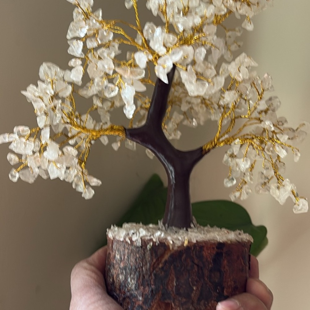 Clear Quartz Gemstone Tree, Clear Quartz Crystal Tree